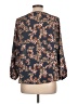 West K 100% Polyester Blue 3/4 Sleeve Blouse Size L - photo 2