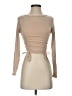 Fashion Nova Tan Long Sleeve Top Size S - photo 1
