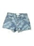 Current/Elliott Tropical Blue Denim Shorts Size 27 waist - photo 1