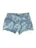 Current/Elliott Tropical Blue Denim Shorts Size 27 waist - photo 2