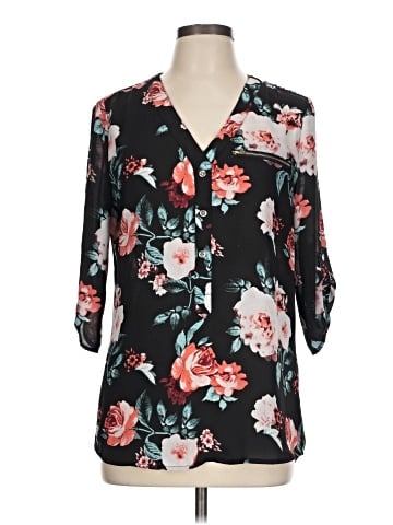Wishful Park 3/4 Sleeve Blouse (view 1)