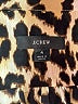 J.Crew 100% Silk Animal Print Brown Long Sleeve Silk Top Size 4 - photo 7