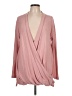 Suzanne Betro Pink Cardigan Size L - photo 1