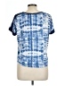 Lucky Brand Tie-dye Blue Short Sleeve Top Size L - photo 2