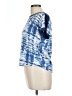Lucky Brand Tie-dye Blue Short Sleeve Top Size L - photo 5