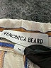 Veronica Beard 100% Viscose Stripes Silver Casual Pants Size 10 - photo 6