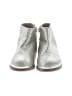 Janie and Jack Metallic Silver Gold Ankle Boots Size 5 (baby) - photo 2