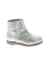 Janie and Jack Metallic Silver Gold Ankle Boots Size 5 (baby) - photo 1