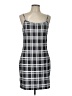 Unbranded 100% Polyester Plaid Gray Casual Dress Size L - photo 1