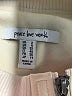 Peace Love World Ivory Track Jacket Size 2 - photo 6