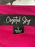 Crystal Sky Solid Pink Jumpsuit Size L - photo 4