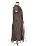 MSK 100% Polyester Polka Dots Brown Casual Dress Size 8 - photo 4