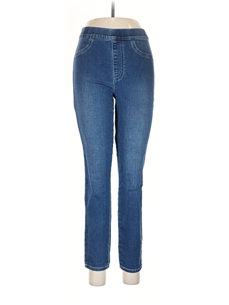 Pre-owned Express Jeggings In Blue