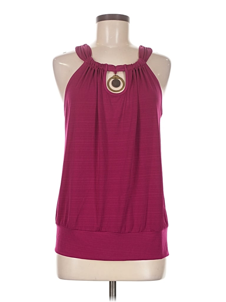 Pre-owned Alyx Sleeveless Blouse In Burgundy