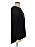 HEATHER 100% Siro Modal Black Long Sleeve Top Size M - photo 4
