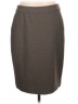 T Tahari Chevron-herringbone Brown Formal Skirt Size 12 - photo 1