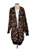 H&M Animal Print Brown Cardigan Size XS - photo 1