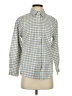 Eddie Bauer Checkered-gingham Blue 3/4 Sleeve Button-Down Shirt Size XS - photo 1