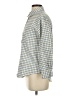 Eddie Bauer Checkered-gingham Blue 3/4 Sleeve Button-Down Shirt Size XS - photo 5
