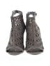 Just Fab Gray Tan Mule/Clog Size 6 - photo 2