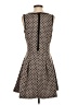 Max Studio Polka Dots Brown Casual Dress Size XS - photo 2