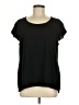 Versona 100% Polyester Black Short Sleeve Top Size L - photo 1