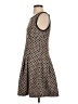Max Studio Polka Dots Brown Casual Dress Size XS - photo 5