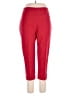 Ellen Tracy Solid Red Casual Pants Size 14 (petite) - photo 1