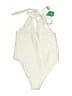 Banana Moon Solid Ivory One Piece Swimsuit Size L - photo 1