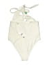Banana Moon Solid Ivory One Piece Swimsuit Size L - photo 2