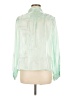 Vince Camuto 100% Polyester Color Block Green Long Sleeve Blouse Size M - photo 2