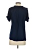 Aqua 100% Polyester Blue Short Sleeve Blouse Size XS - photo 2