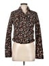 Hei Hei 100% Cotton Floral Black Jacket Size UK 10 / US 6 - photo 1