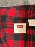 Levi's Plaid Red Long Sleeve Button-Down Shirt Size M - photo 7