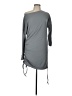 Unbranded Solid Gray Casual Dress Size L - photo 1