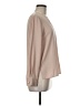 Zara Basic Tan Long Sleeve Blouse Size M - photo 4