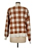 Ann Taylor LOFT Checkered-gingham Brown Pullover Sweater Size M - photo 2