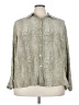 Style&Co Paisley Green 3/4 Sleeve Blouse Size 24 - photo 1