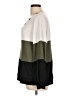 Shein Curve 100% Polyester Color Block Green Pullover Sweater Size 1X - photo 5