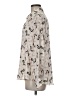 Zara 100% Polyester Print Ivory Long Sleeve Blouse Size M - photo 5