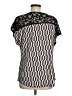 Perseption Concept Black Short Sleeve Blouse Size M - photo 2