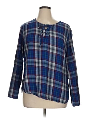 Ruff Hewn 3/4 Sleeve Blouse (view 1)