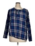 Ruff Hewn 100% Cotton Blue 3/4 Sleeve Blouse Size XL - photo 1