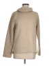 J.Crew Factory Store 100% Polyester Houndstooth Tan Turtleneck Sweater Size M - photo 1