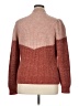 Vero Moda Chevron-herringbone Red Turtleneck Sweater Size XL - photo 2