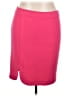 Elle Solid Pink Casual Skirt Size XXL - photo 1