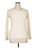 Unbranded Solid Ivory Long Sleeve T-Shirt Size XL - photo 1
