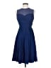 J.Crew 100% Silk Blue Cocktail Dress Size 2 - photo 1