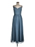 #Levkoff 100% Polyester Blue Casual Dress Size 8 - photo 1