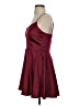 Windsor 100% Polyester Solid Burgundy Cocktail Dress Size 3 - 4 - photo 5